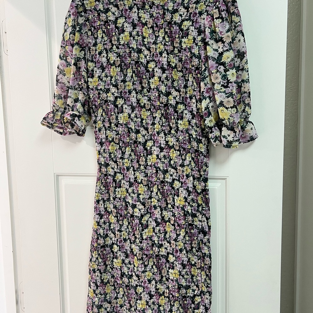 Floral Puff Sleeve Dress